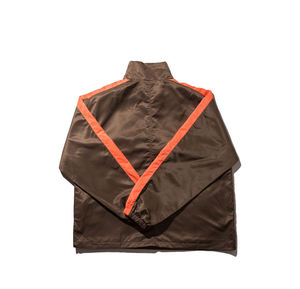 Conjunto Deportivo Personalizado al por Mayor para Hombre, Chaqueta Cortavientos Marrón, Transpirable, para Actividades al Aire Libre, Ropa Deportiva, Conjunto de 2 Piezas - Product Image 3