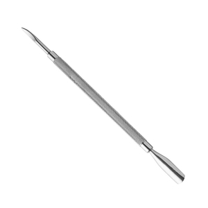 Nettoyeur de cuticules à double extrémité finition miroir pour ongles, meilleure qualité, dissolvant de cuticules en acier inoxydable allemand - Product Image 1