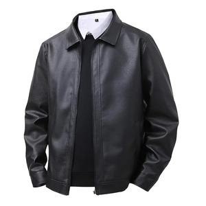 2025 nouveau Style lâche hommes PU cuir veste Streetwear moto Vintage flambant neuf automne mode vêtements d'extérieur manteau - Product Image 1