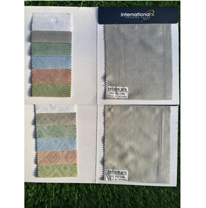 Tissu de coton multicolore léger pour chemise Texture douce, respirante et lisse Technique tissée Kurtas personnalisée Textile de maison antistatique - Product Image 1