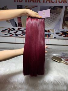 Extensiones de cabello Remy virgen vietnamita recto de hueso de alta calidad Borgoña onda Natural suelta onda profunda mujeres piel trama paquetes - Product Image 6