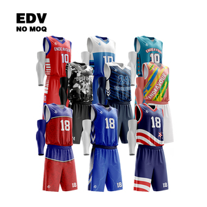 Toàn Cầu Tìm Nguồn Cung Ứng Mạng Cá Nhân Bóng Rổ Mặc Nhanh Chóng Khô Biểu Tượng Tùy Chỉnh Bóng Rổ Set Cho Đội - Product Image 1