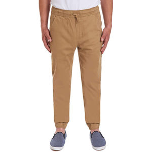 กางเกงจ็อกเกอร์ผ้าแคนวาสเอวสูงแฟชั่นล่าสุดสำหรับผู้ชาย กางเกงลำลองลายทางทรงหลวม น้ำหนักเบา เหมาะสำหรับใส่ออกกำลังกาย - Product Image 1