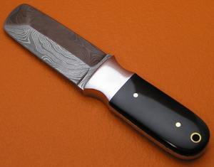 มีดพับมีหูจับฮอร์นควายเหล็กดามัสกัส NM - Product Image 5