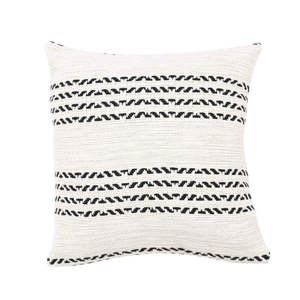 Boho lujo 20x20in yute orgánico algodón tejido flecos patrón cojín hogar Hotel decorativo sofá dormitorio sala de estar - Product Image 1