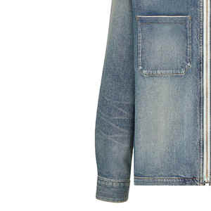 Veste en jean pour homme à prix d'usine, séchage rapide et respirante, nouvelle arrivée, vêtements de rue, couleur unie, veste en jean pour homme - Product Image 4