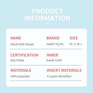 Riutilizzabile pannolino per adulti, - Product Image 2