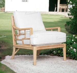 Sofá relajante de nuevo diseño, sillón de una plaza, muebles de exterior de bambú Natural hechos a mano, silla de jardín para sala de estar y balcón - Product Image 1