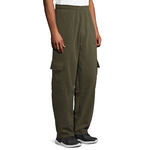 Pantalones rectos de hombre Cargo Jogger pantalones de chándal de algodón en blanco Multi bolsillos pantalón de chándal ropa de gimnasio entrenamiento Streetwear pantalones de hombre - Product Image 1