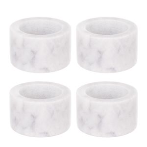 Nouvelle conception tendance, anneau de serviette en marbre pour une utilisation quotidienne au dîner, offrant un design simple et un accessoire de table durable - Product Image 3