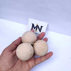 Bolas de Madera de Haya Ecológicas, Esferas Pulimentadas Hechas a Mano para Proyectos de Bricolaje y Decoración - Product Image 6