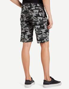 Shorts en jean décontractés pour homme, taille haute, extensible, nouveau denim bleu noir, vêtements d'été, tissés, imprimés, respirants, streetwear - Product Image 5