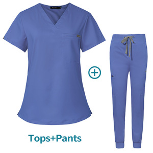 Vêtements médicaux sur mesure en gros, uniformes d'hôpital, blouses médicales, pantalon de jogging, manches courtes, ensembles d'uniformes pour infirmières - Product Image 3