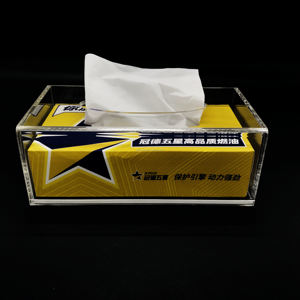 Elegante y hermosa caja de almacenamiento de pañuelos elegante con diseño contemporáneo para el hogar y el espacio de trabajo - Product Image 2