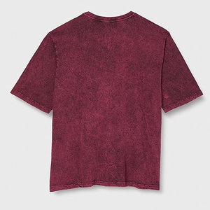 Camisetas lavadas con ácido para hombres impresas a precio caliente y más vendidas - Product Image 3