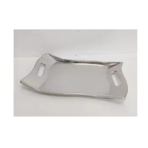 Modern Wholesale High Quality Stainless Steel <b>Gold</b> Plated Mirror <b>Tray</b> Decor Metal Decorative Mirror <b>Serving</b> <b>Tray</b> - Product Image 5