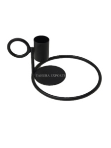 New Arrival Exclusive <b>Black</b> Metal Candle Stand <b>Candlestick</b> Holder Christmas and Home Decoration for Gifting and Party Supplies - Product Image 5