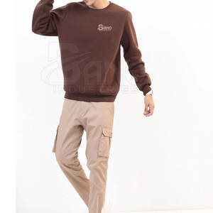 Design personnalisé Sweat-shirt pour homme de haute qualité en molleton de coton épais pour une tenue décontractée pour la saison d'automne en solde - Product Image 2