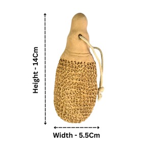 เครื่องขัดเท้าทำจากดินเผาธรรมชาติเครื่องกำจัดผิวที่ตายแล้วเป็นมิตรกับสิ่งแวดล้อมผลิตภัณฑ์สมุนไพรบริสุทธิ์ - Product Image 2