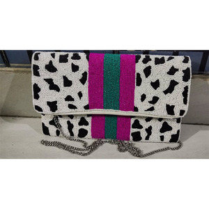 กระเป๋าถือแฟชั่นสำหรับผู้หญิง,กระเป๋าคลัทช์ Banjara แนววินเทจปักลายแนวขี้ขลาด - Product Image 6