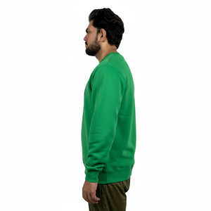 Suéter de Cuello Redondo Personalizado al por Mayor, Sudadera Informal, Sudadera Básica de Algodón Transpirable con Estampado Personalizado al por Mayor - Product Image 3