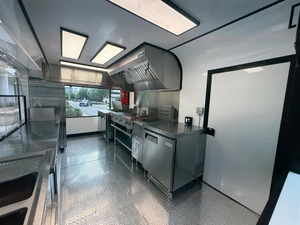 <b>Food</b> Trucks Matte Black Futuristic <b>Food</b> <b>Trailer</b> + FREE SHIPPING FOR ALL - Product Image 3