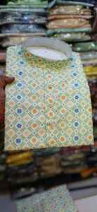 Nouveau traditionnel hommes Kurta Collection festive lourde rayonne coton tissu Long Style de travail pour adultes vêtements indiens et pakistanais - Product Image 5