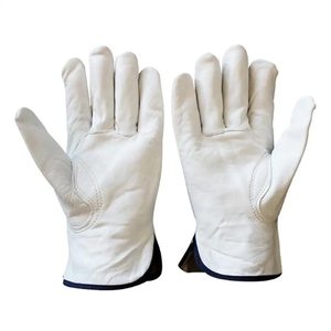 Guantes mecánicos de cuero de alta calidad resistentes al calor, antiestáticos, antivibración, sin silicona, sin polvo, personalizables - Product Image 4