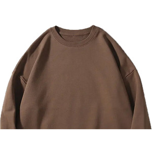 Sudadera de Cuello Redondo para Hombre, Premium, 100% Algodón, Felpa, Ecológica, Transpirable, Diseño Estampado en Relieve, Logotipo Frontal, 240g - Product Image 4