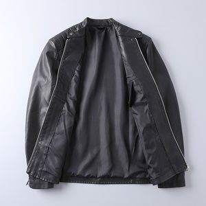 Nouveauté Prix bas Veste en cuir pour homme Haute qualité Conception personnalisée Vestes en cuir tendance pour homme en vente Meilleure vente - Product Image 6