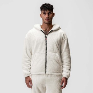 Ultra-Soft <b>Sherpa</b> Fleece Zip-Up Hoodie for <b>Men</b> and Women Warm and Cozy Hooded <b>Jacket</b> for Winter and Fall - Product Image 4