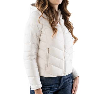 Blouson Bomber Slim Fit Léger en Tissu Oxford Teint Uni Coupe-Vent Chaud Isolé pour l'Hiver Style Ajusté - Product Image 5