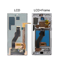 Écran de remplacement d'origine pour Note 10 TFT/OLED LCD avec numériseur tactile et châssis, haute qualité, 100 % testé, garantie 1 an