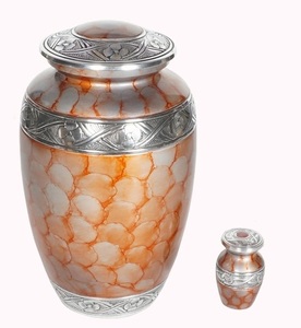 FABRICACIÓN DE CENIZAS DE GRABADO URNA DE CREMACIÓN URNA FUNERARIA HECHA EN METAL PARA CENIZAS HUMANAS - Product Image 5