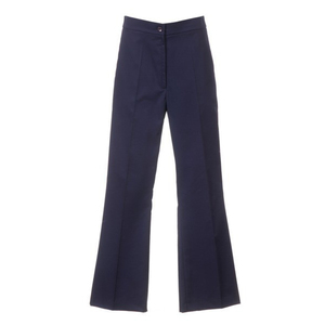 Offre spéciale Pantalon en toile décontracté de haute qualité à taille moyenne pour femmes Design frontal évasé respirant Logo personnalisé Collection hiver OEM - Product Image 1