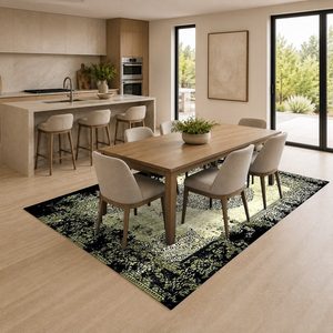 <b>RUGS</b> DEPOT LXDP-0170 Wholesale Terracotta Gold Contemporary Geometric Digital Printed Machine Washable <b>Chenille</b> <b>Rug</b> Non Slip - Product Image 4