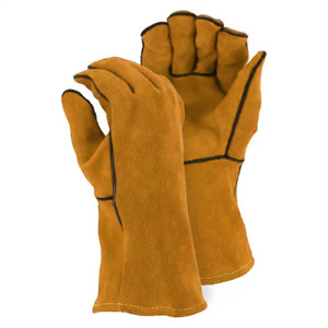 Gants de travail en cuir de vachette robuste Gants de sécurité pour le soudage industriel avec fonction anti-impact - Product Image 5