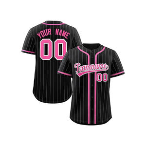 เสื้อเจอร์ซีย์ทีมเบสบอลพิมพ์ลายเสื้อเจอร์ซีย์ดีไซน์แบบกำหนดเองได้ - Product Image 3