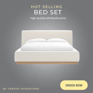 Venta caliente cama de madera con marco de tela para muebles de dormitorio juego de cama de alta calidad precio al por mayor - Product Image 6