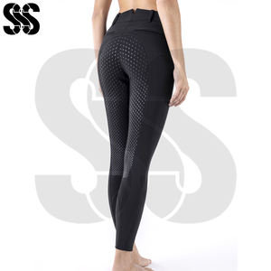 Nouveauté 2026 Culottes d'équitation pour femmes Service OEM Pantalons d'équitation imperméables coupe-vent chauds en polyester/spandex Couleurs personnalisées - Product Image 3