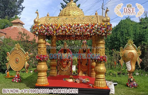งานแต่งงานธีมกลางแจ้งสุดพิเศษ ดีไซน์เนอร์มันดาป กุลมฮาร์ สำหรับงานแต่งงานธีมสวน  มันดาปงานแต่งงานแบบมหารานี สำหรับนิวยอร์ก - Product Image 5
