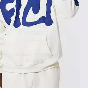 ชุดวอร์มผ้าฝ้าย100% สำหรับผู้ชายชุดออกกำลังกายผ้าฝ้ายพิมพ์ลายพัฟสำหรับฤดูหนาว - Product Image 6