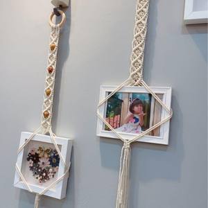 Vente en gros 100% coton, cintre pour cadre photo en macramé, qualité supérieure, fait à la main par des artisans indiens pour la décoration intérieure - Product Image 2
