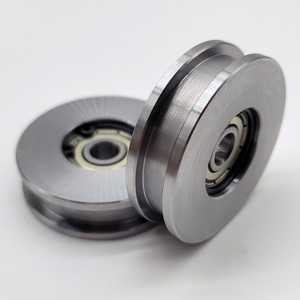 Poulie en acier inoxydable avec roulement, courroie U H V durable, fabrication OEM ODM - Product Image 3