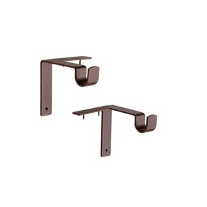 Supports de rideaux décoratifs en métal avec support de tringle robuste pour la maison royale et la décoration vintage. - Product Image 3