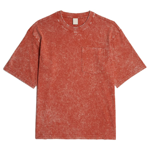Acid Wash Camisetas Fabricante Hecho en Pakistán Estilo vintage Peso pesado Superventas Acid Wash Camisetas de estilo vintage - Product Image 2