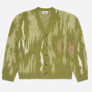 Pull en mohair personnalisé avec logo, vêtements décontractés pour hommes, tricot en laine d'alpaga mélangée, pull d'hiver, veste en tricot, cardigan moelleux, pull en mohair - Product Image 4