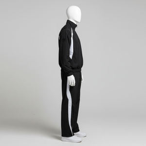 Veste de sport à demi-fermeture éclair coupe-vent en nylon personnalisée tenues d'hiver solides survêtements à demi-fermeture éclair écologiques personnalisés - Product Image 3