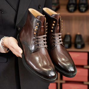 รองเท้าบูทข้อเท้าหนังกลับแบบคลาสสิก พื้นกันลื่น พร้อมแผ่นรองรับแรงกระแทก สำหรับผู้หญิง ใส่ทำงานและเข้าร่วมประชุมธุรกิจ - Product Image 5