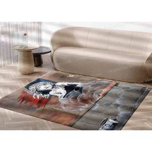 Alfombra de Banksy con diseño de grafiti, alfombra de pasillo, alfombra de Banksy The Miserables, alfombra con diseño de pintura, alfombra de Banksy Tear Gas, alfombra de chenilla - Product Image 3